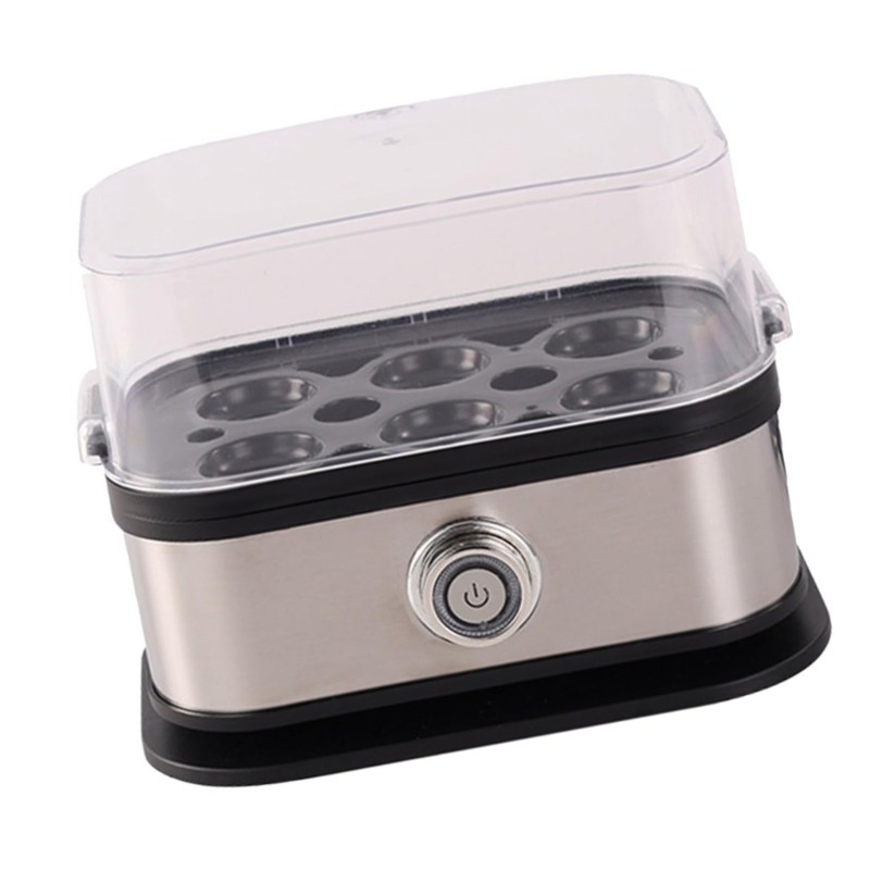 SHI Nồi hơi trứng bằng thép không gỉ 200W Nồi 6 quả trứng Công suất hấp trứng điện
