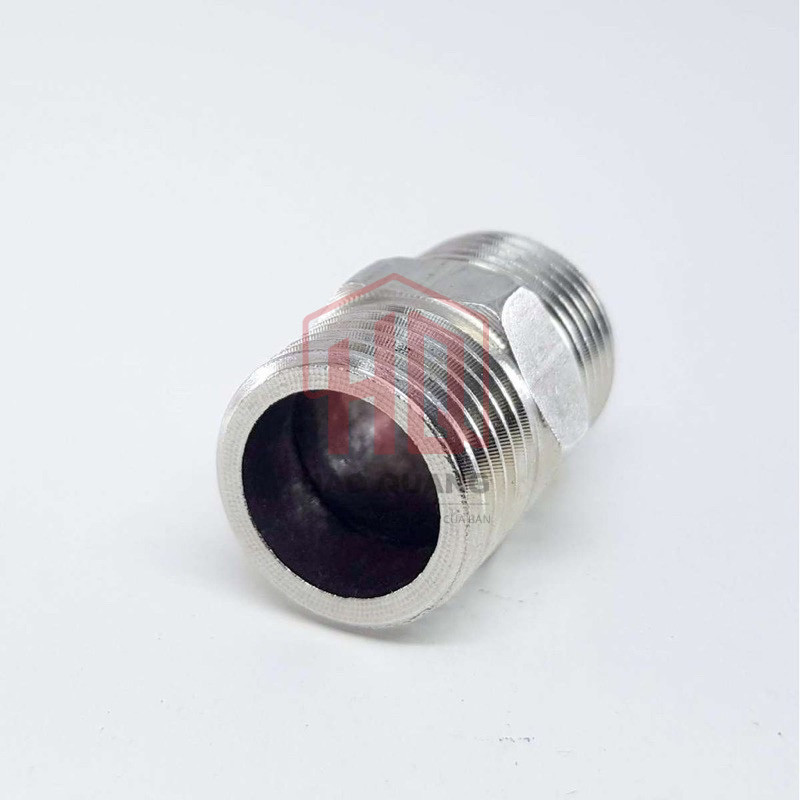 Kép Inox Ren Ngoài 21,27,27-21 – Nối Ống Nước, Khí Nén, Chống Gỉ