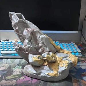 Trang trí thủ công Rock Scene Platform Bể cá Cảnh quan Handmade diy Magic Change Material pvc Số lượng lớn Cargo Base Model