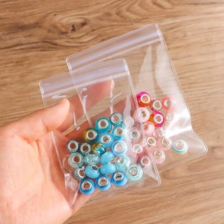 [VN Local] HOMELYHUB 100 Túi Khóa Zip Có Thể Đóng Lại Quà Tặng Bao Bì Vòng Cổ Vòng Tay Vòng Tay Túi Trang Sức Sử Dụng Rộng Rãi