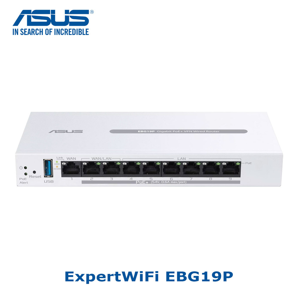 Router ASUS ExpertWiFi EBG19P | Multi-WAN | 8 Port PoE+ | Công suất PoE ...