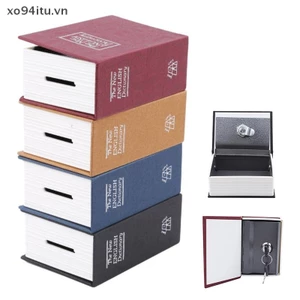 XOITU Từ Điển Sách An Toàn Bảo Mật Chìa Khóa Khóa Tiền Bí Mật Chìa Khóa An Toàn Hộp Tiền Mặt Đồng Xu Lưu Trữ Hộp Khóa Trang Sức VN