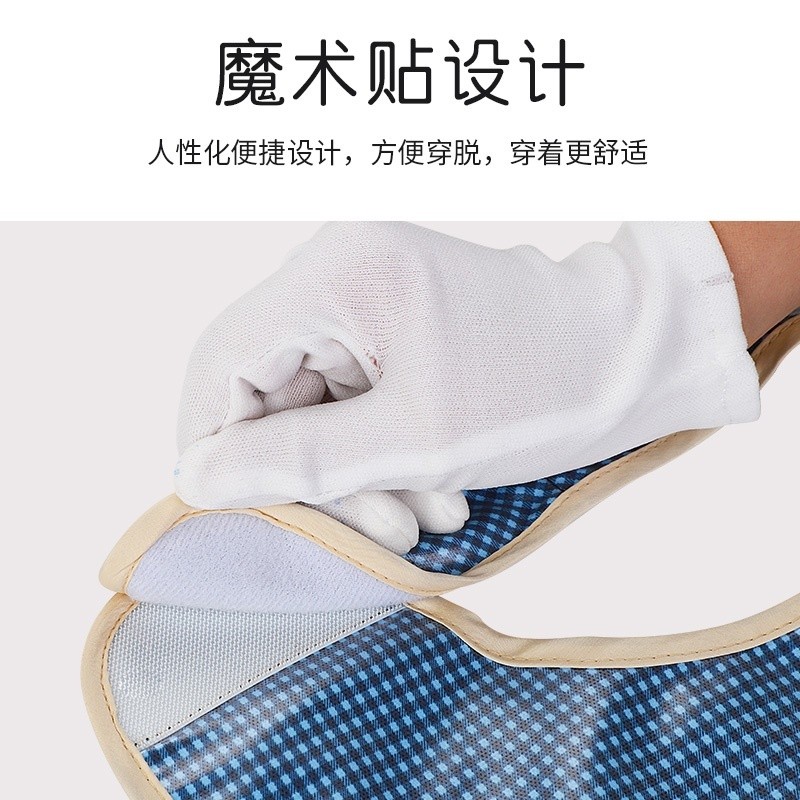 Yếm chống thấm nước cho người già dùng cho bữa ăn, khăn thấm nước bọt, Túi đựng cơm cho người già, chống bẩn cho người lớn