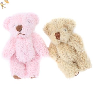 [Gou] 4.5CM Búp Bê Gấu Dễ Thương Tóc Dài Gấu DIY Quần Áo Hoặc Di Động Handmade Phụ Kiện VN