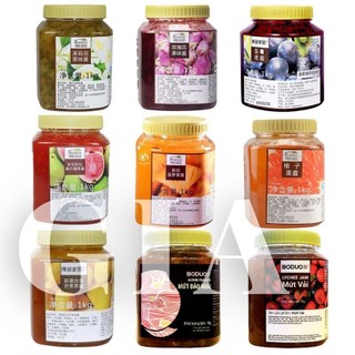 Mứt trái cây Boduo Jam hũ trong 1kg ( nhiều vị )