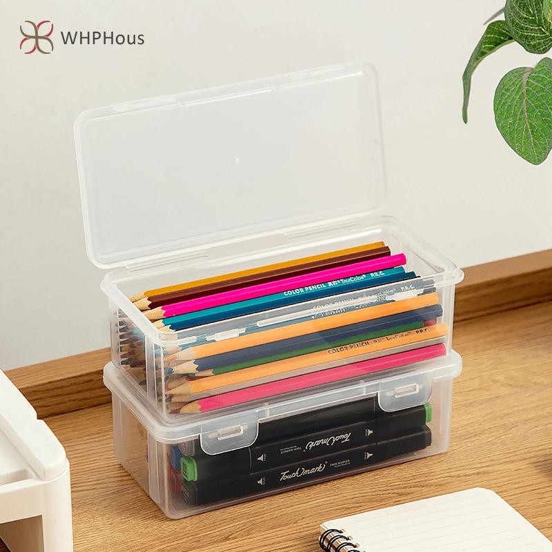 Streamers Mỹ Phẩm Hộp Trang Điểm Trong Suốt Hộp Đựng Bút Chì Kem Nền Phấn Mắt Bàn Chải Giá Đỡ Để Bàn Văn Phòng Phẩm Lưu Trữ Người Tổ Chức Mới