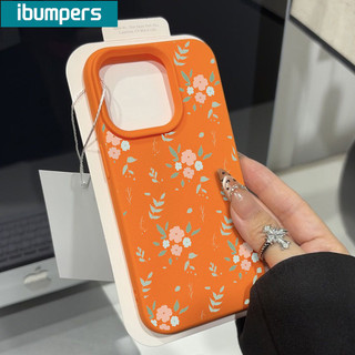 ibumpers Ốp Lưng iPhone Hàn Quốc Đơn Giản Hoa Họa Tiết Da Ốp Điện Thoại Dày Dặn Silicon Mềm Chống Sốc Chống Bẩn Cho Iphone 16 15 14 12 13 11 Pro Max IP 7 8 Plus X XS XR