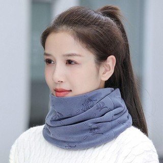 Máy hâm nóng cổ ASDFGER, Khăn quàng cổ chống gió lót dày, Mũ chui đầu bằng vải Polyester giữ ấm thời trang