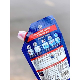 SET 10 BỊCH NƯỚC TẨY BỒN CẦU VIM DIỆT KHUẨN HIỆU QUẢ 140ML - HÀNG KHUYẾN MÃI