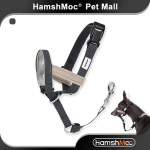 HamshMoc Phản Quang Thú Cưng Mõm Có Thể Điều Chỉnh Mặt nạ Chó Chống Cắn Không Kéo An Toàn Cho Chó Phụ Kiện Đi Bộ Gắn Cổ Và Dây Xích