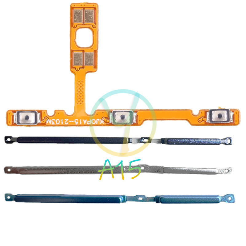 Cáp Mềm Âm Lượng Điện Cho OPPO A15 A15S Bật / Tắt Nút Chuyển Đổi Flex Ribbon Cáp Linh Kiện Thay Thế