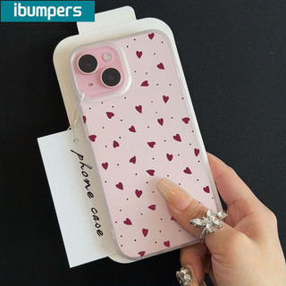 ibumpers Ốp Lưng IPhone Đơn Giản Coquette Hình Trái Tim Ốp Điện Thoại Trong Suốt Nhám Mờ TPU Mỏng Chống Sốc Chống Bẩn Cho IPhone 16 15 14 12 13 11 Pro Max IP 7 8 Plus X XS XR