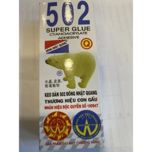 Keo đa năng siêu dính 502 hiệu Đông Nhật Quang Super Glue ( hình con gấu)