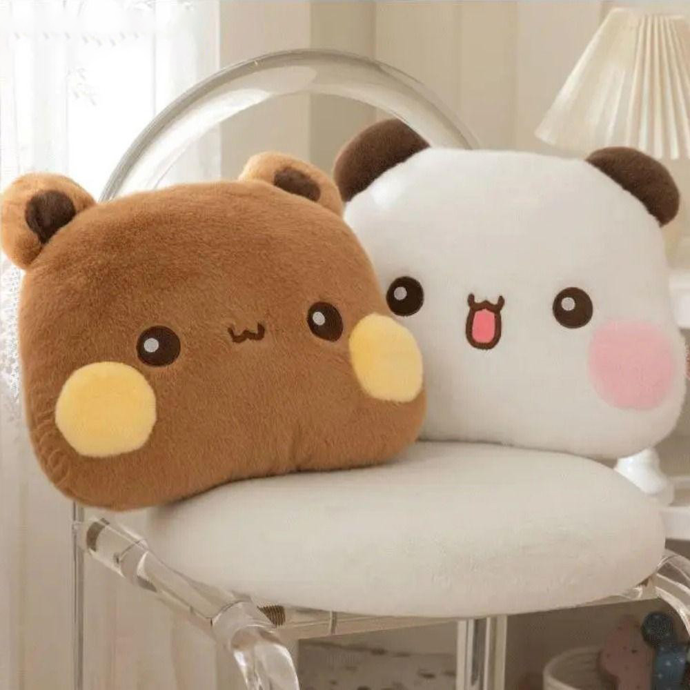 38cm Biểu Hiện Dễ Thương Gói Búp Bê Bubu Dudu Đồ Chơi Sang Trọng, Yier Gấu Trúc Đầu Lớn Búp Bê Mềm Nhồi Bông Trang Trí Đồ Chơi Trẻ Em