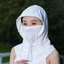 Mũ OUSXA, Mũ băng lụa thoáng khí, có khăn choàng chống nắng Unisex
