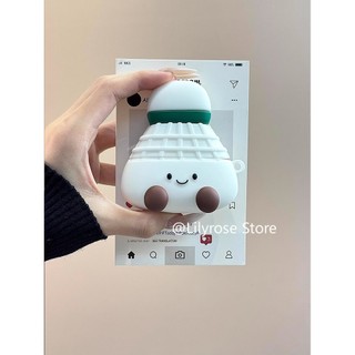 Hộp đựng cầu lông JellyC AirPods 4 [2024] AirPods Pro2 Pro 3 2 1 Apple Wireless Bluetooth Bảo vệ tai nghe Silicon mềm Chống rơi