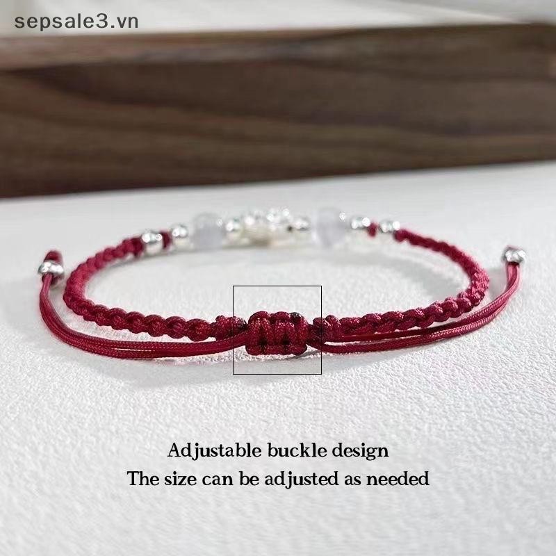 # Vn # Retro Phong Cách Trung Hoa Vòng Tay Bím Handmade Có Thể Điều Chỉnh Cho Nữ Thời Trang Bé Gái Hoa Sen Đính Hạt Vòng Tay Trang Sức Quà Tặng.