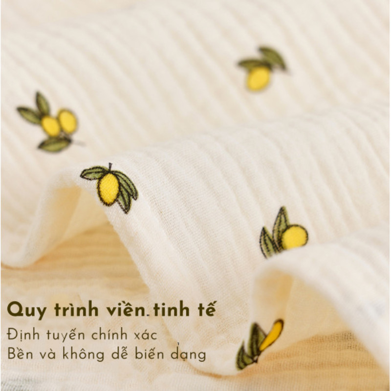 Phiên bản tiếng Hàn Khăn tắm Muslin cao cấp，dùng làm khăn quấn bé sơ sinh ra ngoài，100% cotton