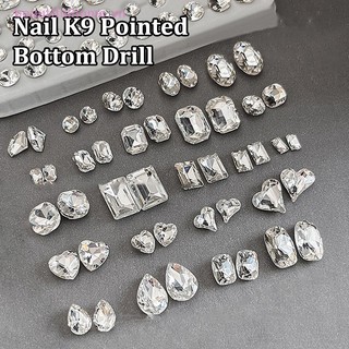 [beautifulhome] 5 Cái Lấp Lánh Sắc Nét Móng Tay Nghệ Thuật Trang Trí Kim Cương Giả Phối Móng Tay Trắng Trong Suốt Quyến Rũ Đồ Trang Trí [Làm Đẹp]
