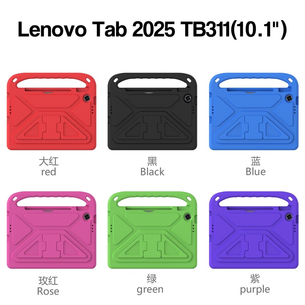 Ốp Lưng Cho Lenovo Tab 10.1inch 2025 Tab K10 Gen2 10.1inch TB311FU TB311XU Trẻ Em Eva Chống Sốc An Toàn Trẻ Em Tay Cầm Đứng Vỏ Bảo Vệ Máy Tính Bảng Cầm Tay