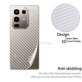 Phim Sợi Carbon Mặt Sau Cho Infinix Note 50 Pro + Plus 50S 50X Edge Note50Pro Note60Ultra 60Pro 4G 5G Phim Mềm Bảo Vệ Trong Suốt Full Cover Miếng Dán Bảo Vệ Màn Hình Chống Trầy Xước