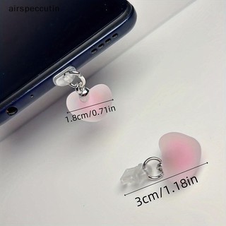 Airspecutin Nhựa Sang Trọng Điện Thoại Bụi Cắm Mặt Dây Chuyền Cao Su Mềm Chống Bụi Cắm Cho Type-C Phụ Kiện Điện Thoại Đa Năng EN