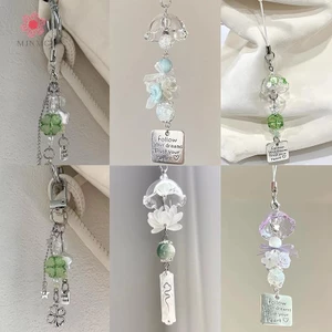MJnmc Trong Suốt Móc Khóa Dễ Thương Chuông Gió Mặt Dây Chuyền Móc Khóa Điện Thoại Di Động Dây Túi Phụ Kiện Trang Trí Nhà Cửa Mới