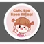 50 sticker Tem dán Chúc bạn ngon miệng - dán sản phẩm đồ ăn, đồ uống,..