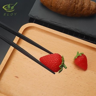 [ELOY] 1 Cặp Hợp Kim Trung Quốc Đũa Thực Phẩm Nhật Bản Que Sushi Nhật Bản Có Thể Tái Sử Dụng Máy Rửa Bát Chống Trượt Hình Tre An Toàn Chop Cấp Thực Phẩm VN