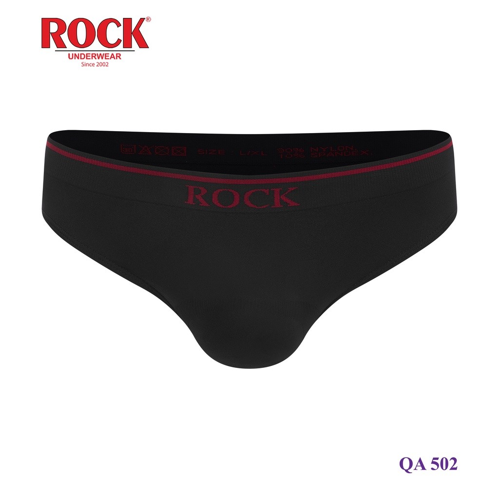 Combo 5 quần lót nam cao cấp ROCK UNDERWEAR SEAMLESS 502 không đường may,co giãn tốt,thoáng mát