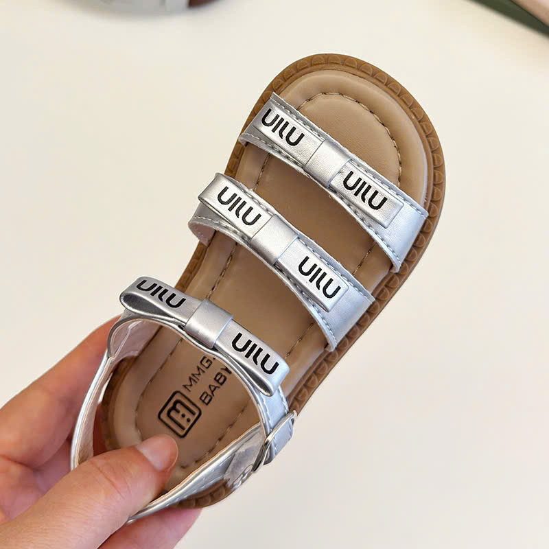 sandal bé gái dép quai hậu cho bé quai chéo nơ xinh xắn êm chân QCCC full hộp trắng cho bé từ 1 tuổi V7926 ( ảnh thật)