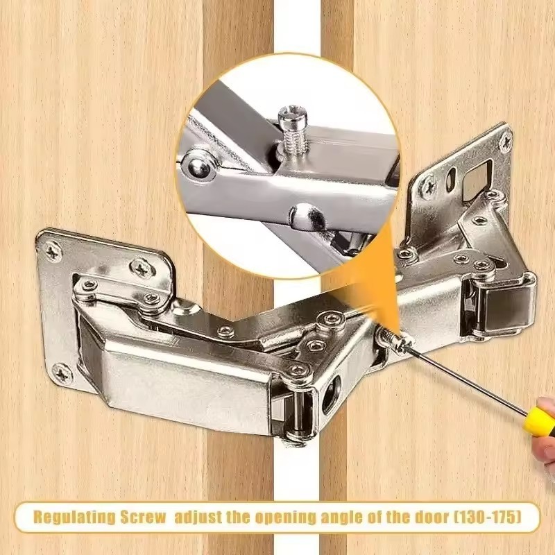 1 / 3 / 5 Bộ Bản Lề Tủ Inox / Bản Lề 90 Độ Có Ốc Vít / Bộ Dụng Cụ Phần Cứng Nội Thất Che Khuyết Điểm