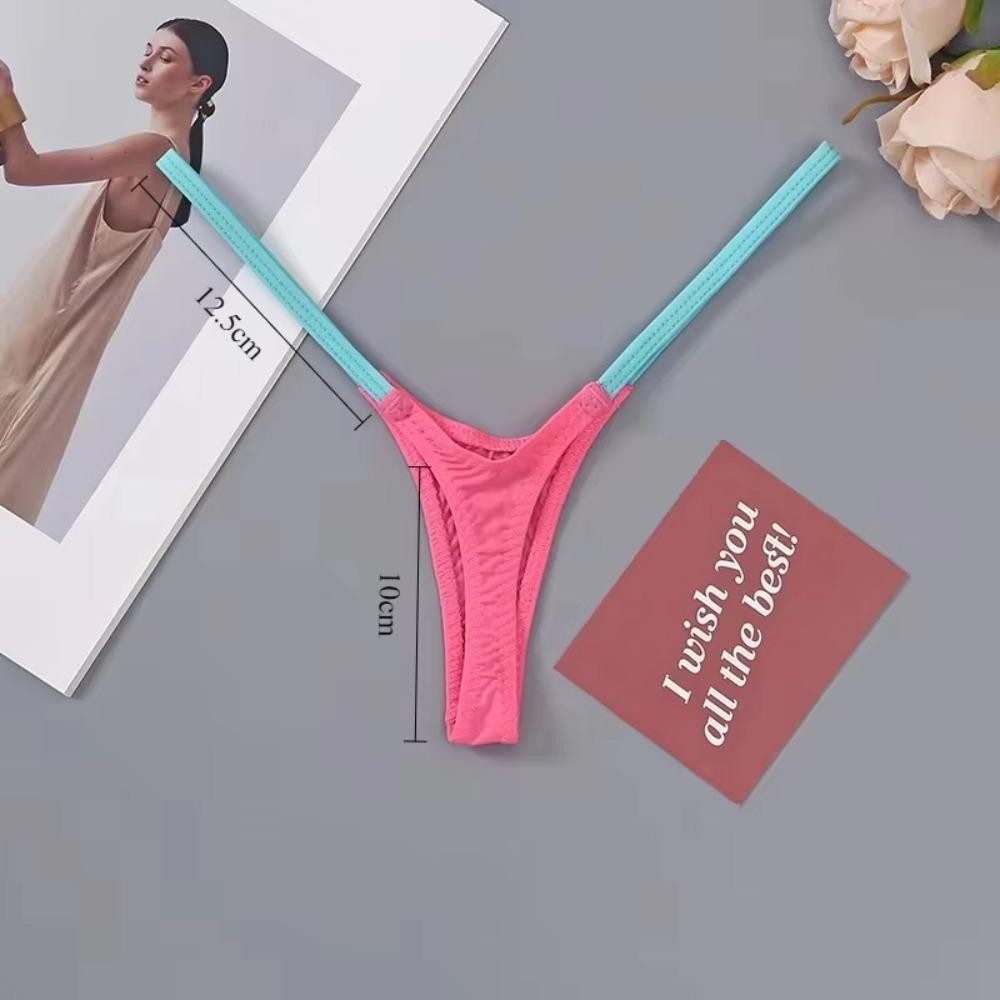Quần Lót Nữ Hobbyin cổ điển nhiều màu, thiết kế eo thấp, dây mỏng và co giãn thoải mái, phù hợp cho tất cả các mùa