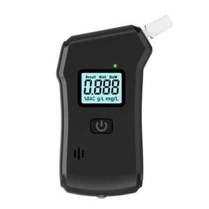 ONE Tester Màn hình LCD Máy đo hơi thở kỹ thuật số chính xác với đèn pin bíp
