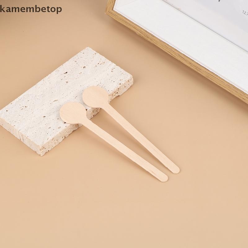 Beto 100 chiếc que khuấy cà phê gỗ phân hủy sinh học cho đồ uống nóng/lạnh