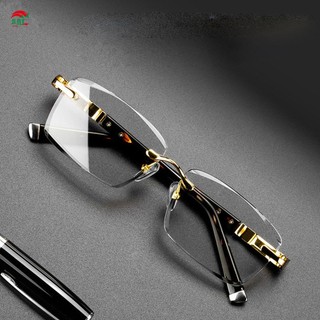 Kính đọc sách hình chữ nhật không vành cao cấp Làm dịu cơn đau đầu Đau nhức mắt Kính mắt chống chói cho nam nữ Unisex Sử dụng hàng ngày