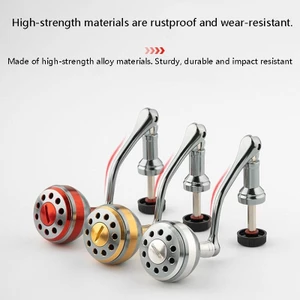 Máy Câu Quay TMOY 500-7000 Tay Cầm Thay Thế Tay Cầm Bóng Kim Loại Hợp Kim Nhôm Có Thể Gập Lại Nhiều Màu Tay Cầm TCM