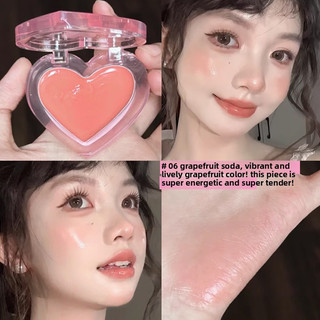 NUKKA Đèn Nước Blush Dán Mặt Làm Sáng Và Nhỏ Gọn Blush Highlight Tích Hợp Đèn Nước Da Đa Năng Dán Tự Nhiên Dưỡng Ẩm Mặt Nước Ánh Sáng Blush