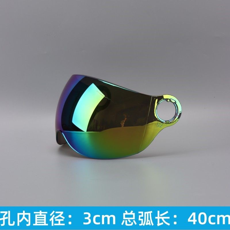 Mũ bảo hiểm 3C tiêu chuẩn quốc gia, kính chống mài mòn, giá đỡ ống kính, phụ kiện đa năng cho xe máy Harley