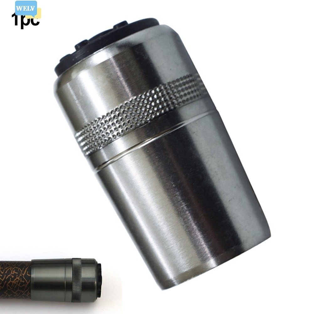 < Welv > Nắp cuối cần câu bằng hợp kim nhôm Cần câu đuôi 15-30.5mm