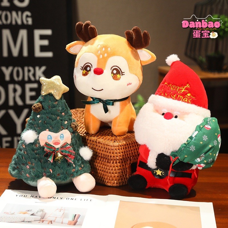 Quà Tặng Giáng Sinh Series Sang Trọng Đồ Chơi Dễ Thương Ông Già Noel Búp Bê Cây Giáng Sinh Túi Quà Tặng Quà Tặng Cho Trẻ Em Ngày Lễ Quà Tặng Danbao Đồ Chơi