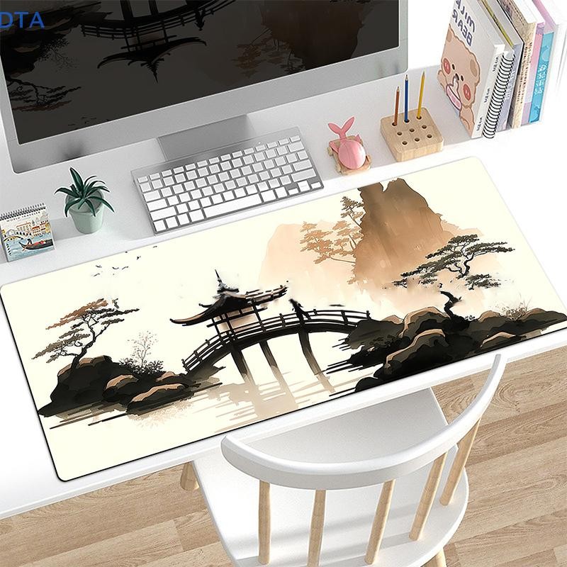 Đồ trang trí để bàn DTA, Paings trang trí, Paings phong cảnh thiên nhiên khí quyển cao cấp, Trò chơi văn phòng, Miếng lót chuột chống trượt PO