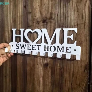 1 Giá đỡ chìa khóa trang trí nhà ngọt ngào gắn tường, Móc treo chìa khóa, Giá đỡ chìa khóa sáng tạo cho cửa trước [BK]