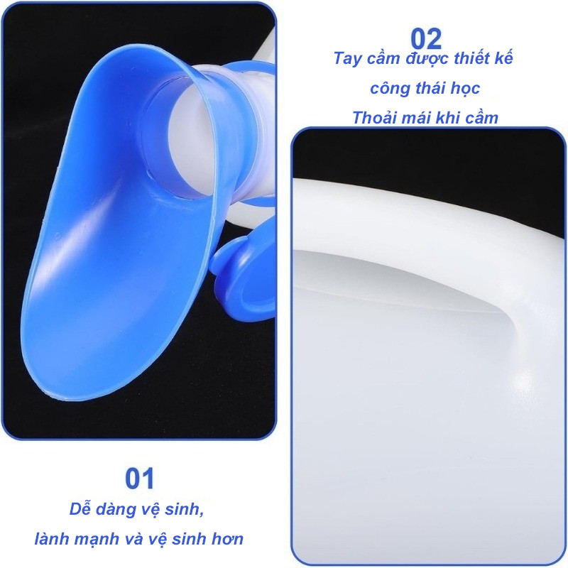 Nam/Nữ Bình Đựng Nước Tiểu Di Động ，Nhà vệ sinh ngoài trời 1000ml，Cho Cả Nam Và Nữ Đi Du Lịch/Cắm Trại/Xe Hơi