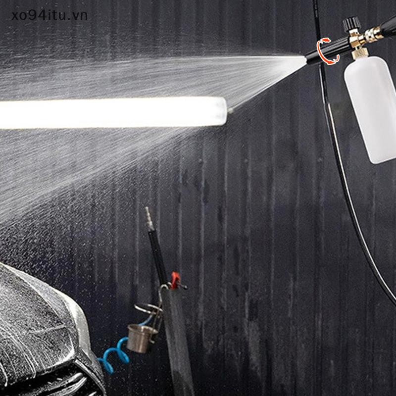 Xoitu Máy Giặt Áp Lực Cao Vòi Phun Bọt Tuyết Lance 1 / 4 "Kết Nối Nhanh Xà Phòng Xốp Pháo Máy Phát Điện Rửa Xe Chai Vệ Sinh 1L 3000PSI VN