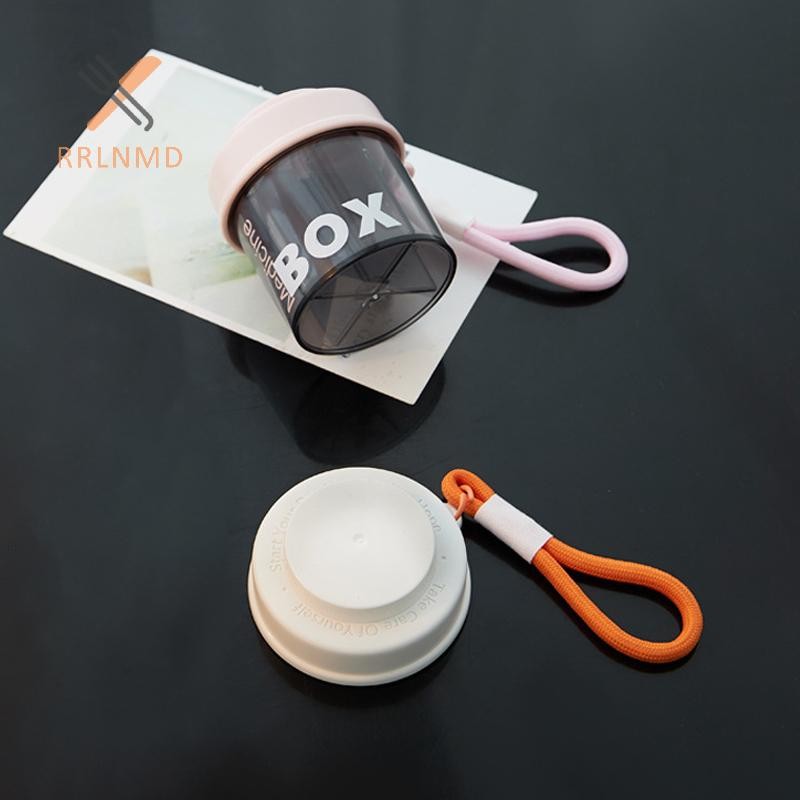Rrlnmd Hộp đựng thuốc Hộp đựng thuốc 4 lưới Máy tính bảng Hộp đựng thuốc Hộp đựng máy tính bảng du lịch Hộp đựng thuốc Hộp đựng thuốc MỚI