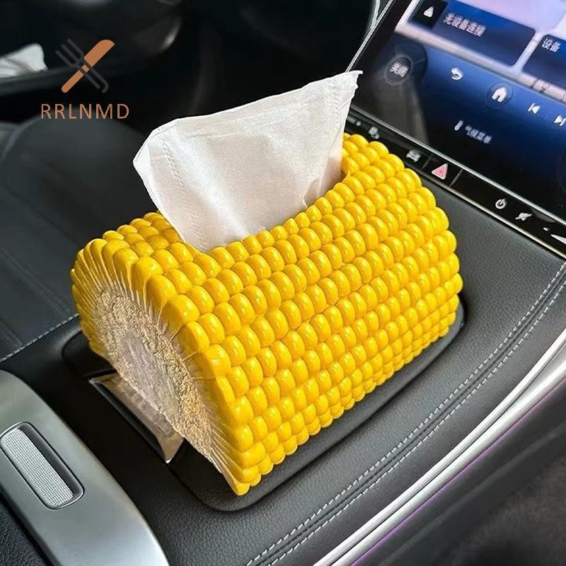 Rrlnmd Hộp Đựng Khăn Giấy Hình Ngô Trang Trí Hộp Đựng Khăn Giấy Thanh Lịch Hộp Bảo Quản Khăn Ăn Có Thể Đổ Lại Giá Đựng MỚI