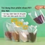 Túi đựng thực phẩm ngũ cốc hạt gạo dầu dấm túi pet cótay cầm nút vặn kín bảo quản nguyên liệu đồ ăn nhà bếp SUNND
