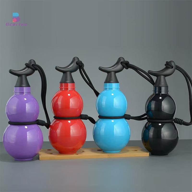 < Beartwo > 730ML Bình Nước Bầu Ngoài Trời Dung Tích Lớn Thể Dục Bầu Bình Nước Phong Cách Retro Trung Quốc Bình Nước Bầu Đẹp