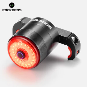 Đèn Đuôi Xe Đạp Rockbros Chống Thấm Nước, Tự Động Phanh và Cảm Biên Ánh Sáng - Phụ Kiện Perfect Cho Xe ĐạpLeo Núi